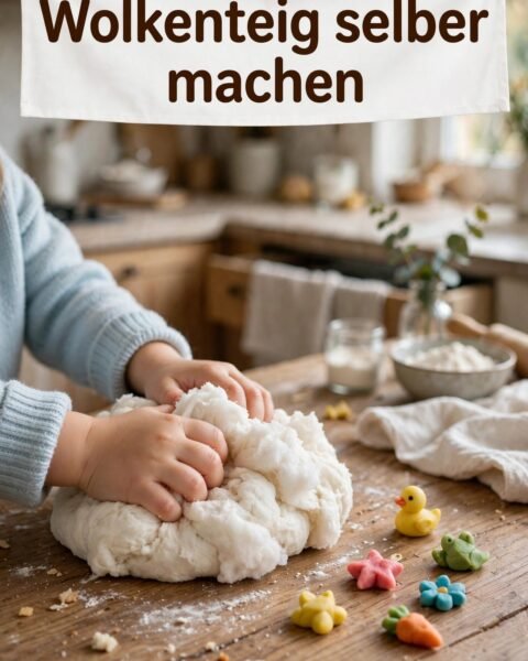 Wolkenteig selber machen: Knetteig aus nur 2 Zutaten
